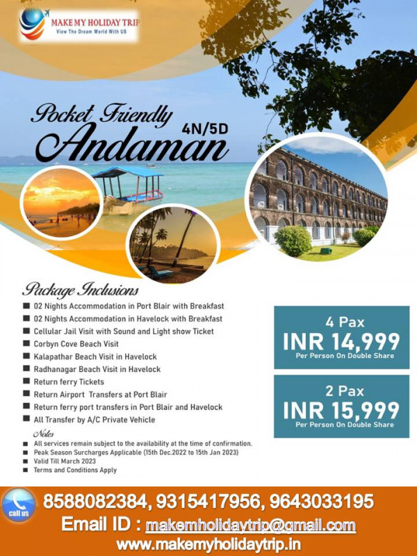 ANDAMAN TOUR 4N5D